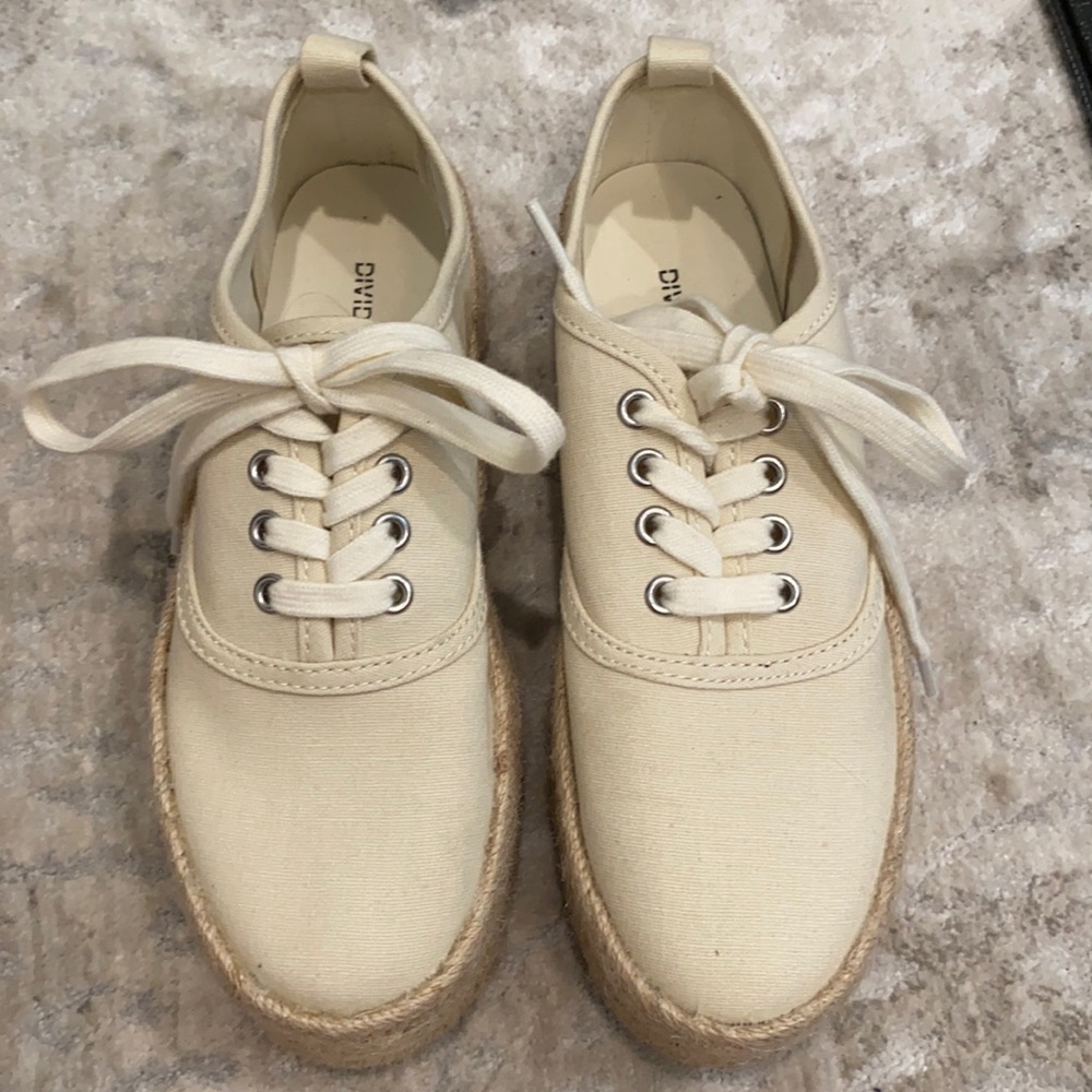Platform sneaker/espadrille